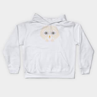 Owl art. Kids Hoodie